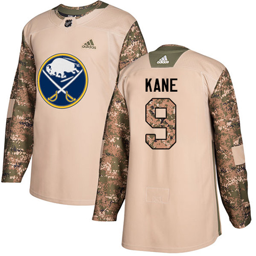 Adidas Sabres #9 Evander Kane Camo Authentic Veterans Day Youth Stitched NHL Jersey